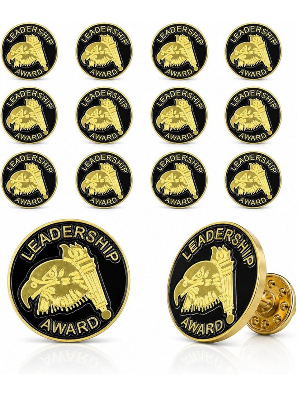 Pack of 12 Enamel Lapel Pins - Perfect Teacher Appreciation Gifts & Rewards